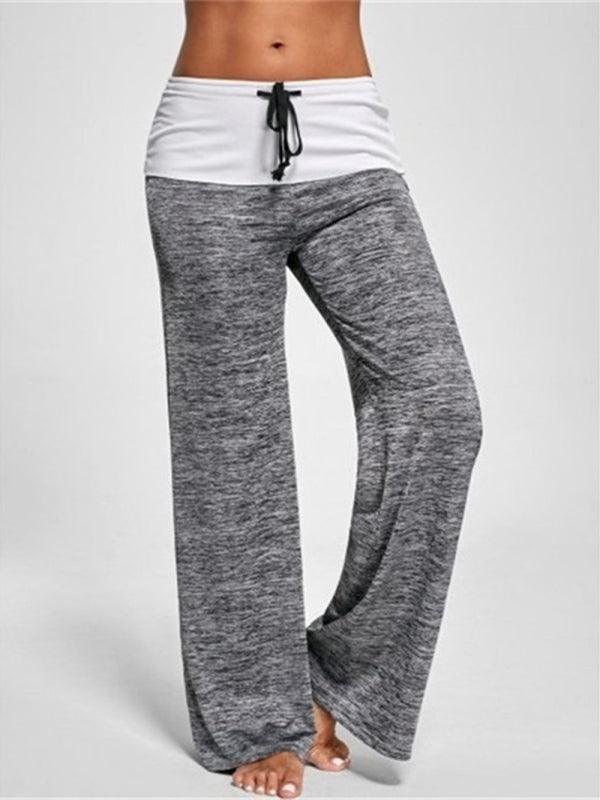 Women's Wide-leg Drawstring Yoga Pants - SALA